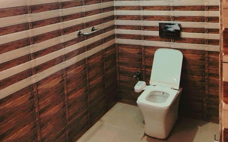 Kutchi Bhunga Bathroom View 